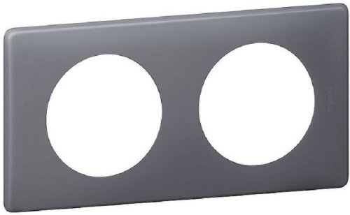 Рамка универсальная Legrand Celiane 2-м. фиолетовая перкаль  картинка